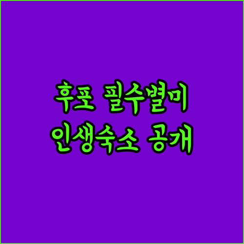 대게 말고 꼭 먹어야 할 후포시장 별미 메뉴 분석과 추천 숙소 후기