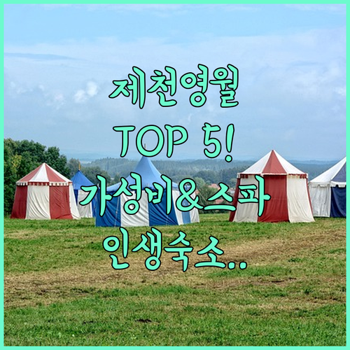 제천 영월 여행 숙소 TOP 5 위치 장점 후기 비교 가성비 스파 펜션 분석