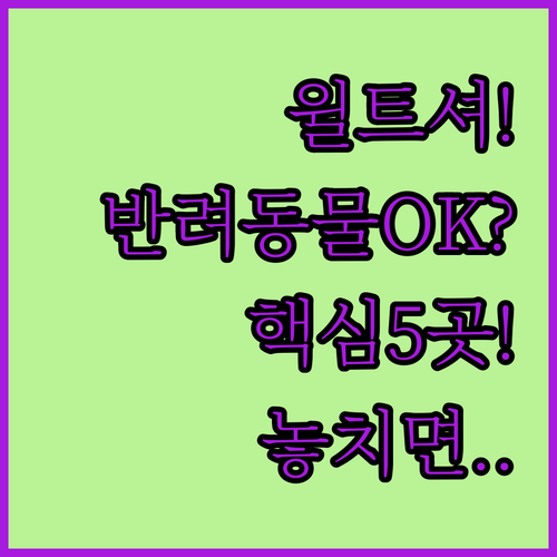 영국 서부 윌트셔 숙소 추천 5곳 비교 후기 분석 반려동물 동반 정보